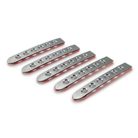 Dv8 Offroad 200718 JEEP JK ALUMINUM DOOR HANDLE INSERTS SET OF 5 STICK ON D-JP-190059-AL-5
